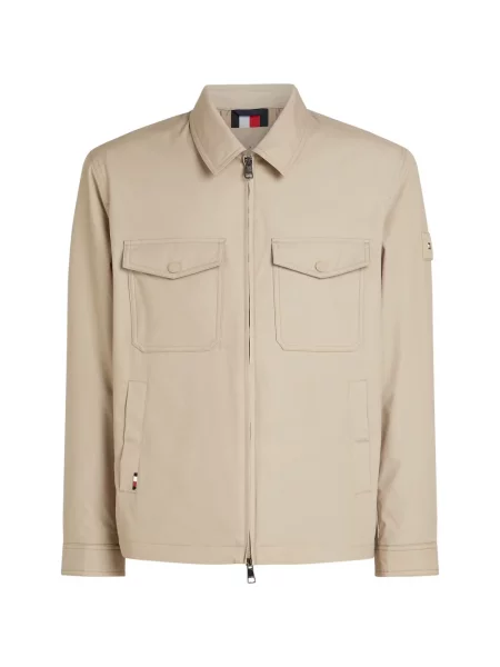 Parka Tommy Hilfiger beżowa