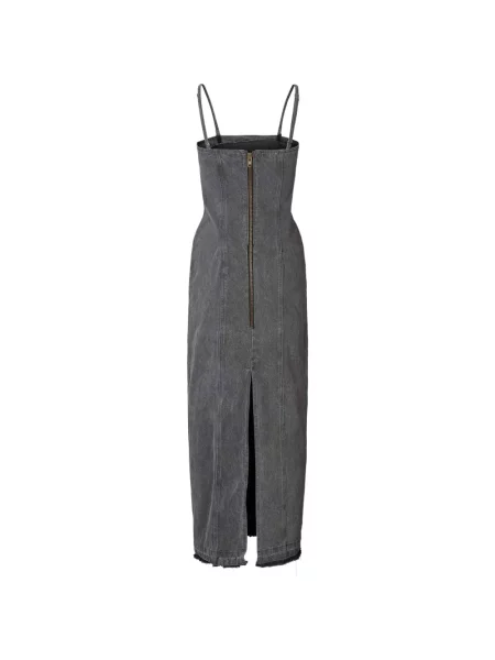 Rochie maxi Rabens Saloner gri