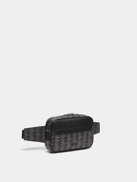 Поясная сумка Lacoste черная