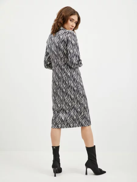 Rochie tip cămașă Orsay negru