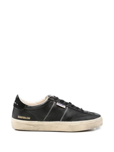 Кожени маратонки Golden Goose черно