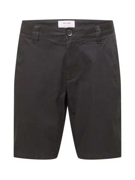 Only & Sons Pantaloni eleganți negru