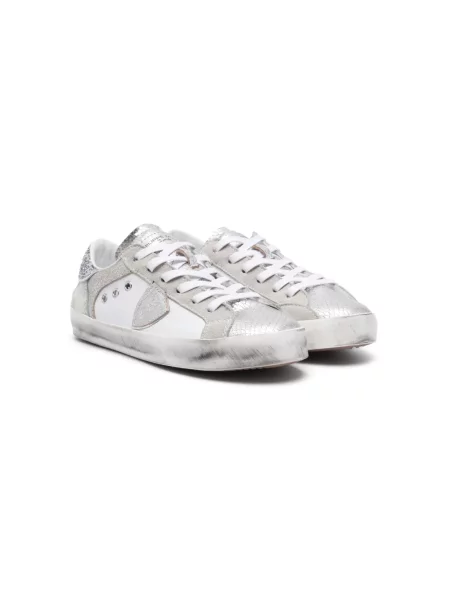 Sneakersy dziecięce Philippe Model białe