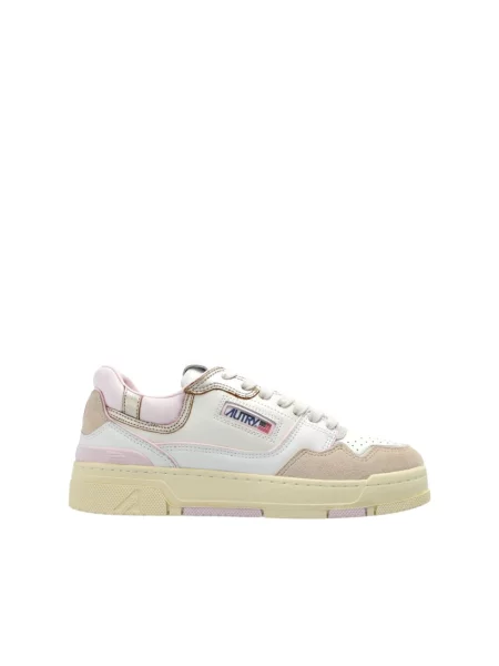 Sneakersy Autry zamszowe białe