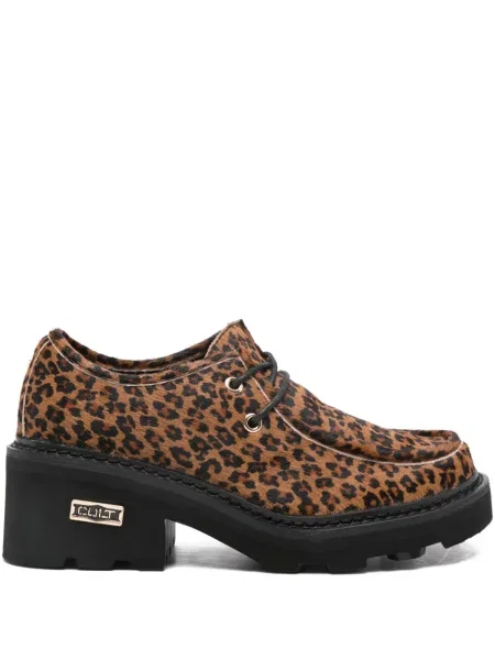 Leopardí derby Cult s potiskem hnědé