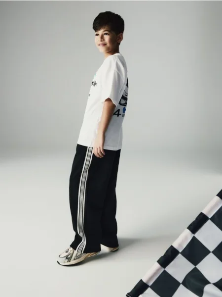 Reserved Spodnie dresowe czarny