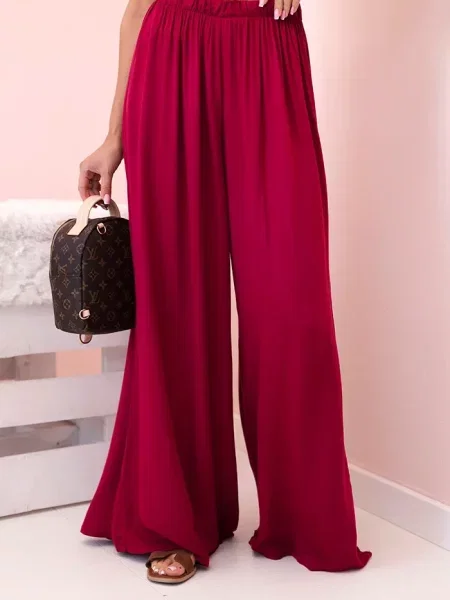 Pantaloni Kesi Włoski bordo