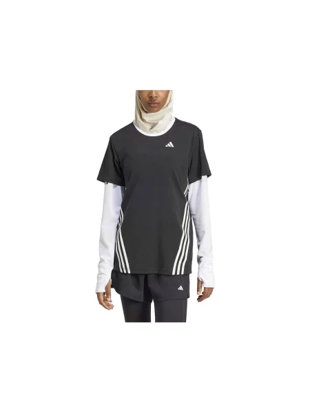 Csíkos ingruha Adidas fekete