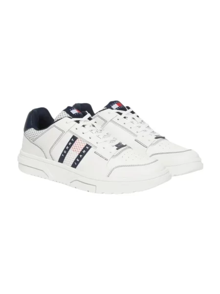 Trampki Tommy Jeans skórzane casual białe