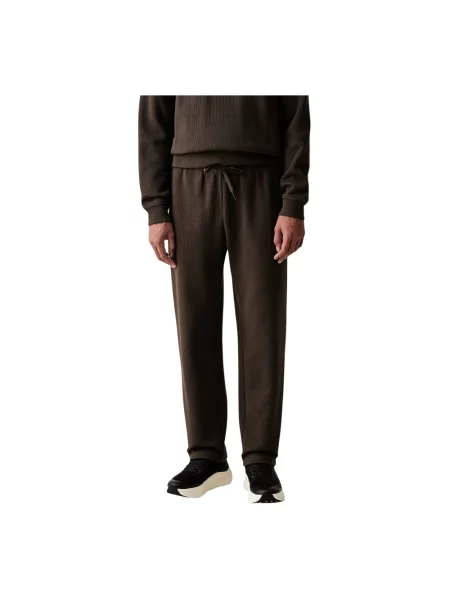 Emporio Armani spodnie dresowe brązowe