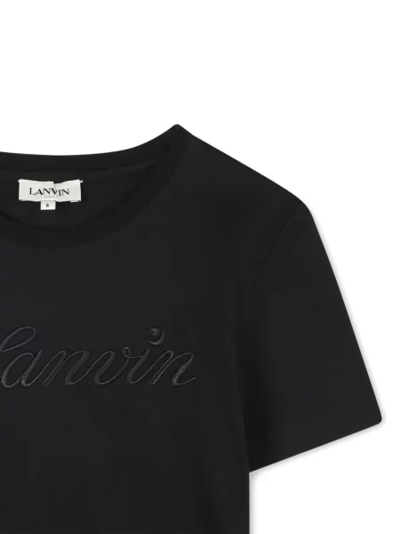 Koszulka dziecięca Lanvin Enfant czarna