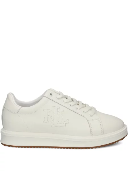 Sneakerși Lauren Ralph Lauren alb