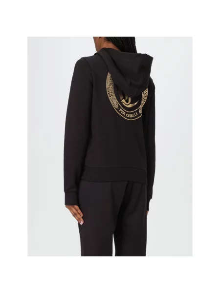Bluza rozpinana Just Cavalli czarna