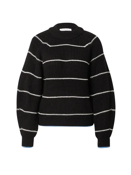 SISTERS POINT Pulover svetlo bež / azur črna