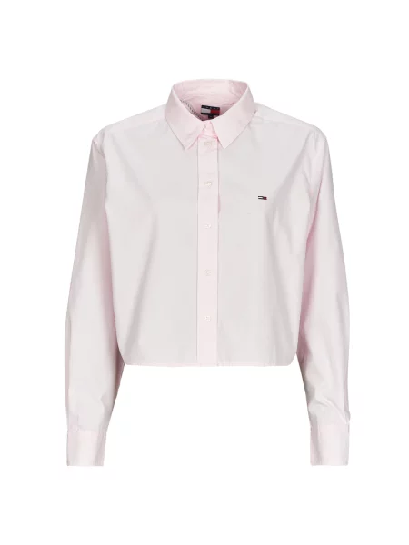 Tommy Jeans Bluza pastelno roza