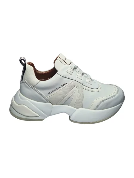 Sneakersy Alexander Smith skórzane białe