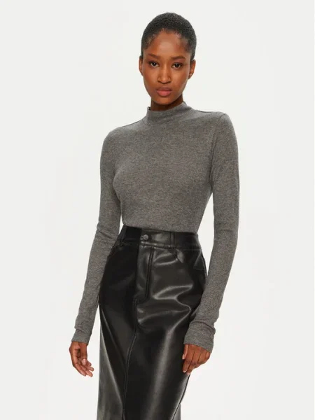 Calvin Klein Bluză cu gât gri