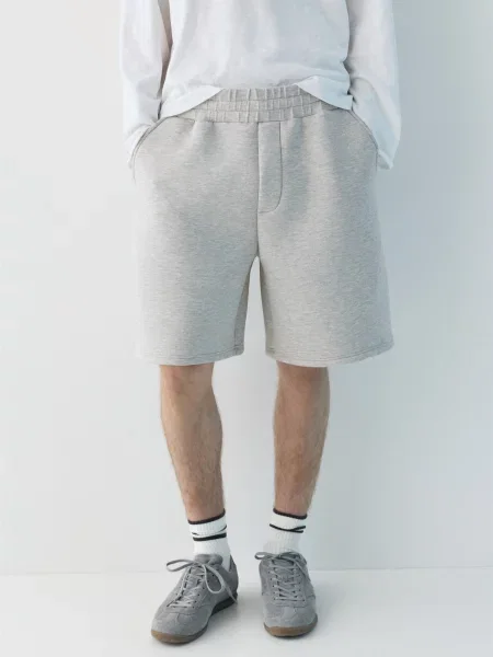Pull&Bear Nadrág világosszürke