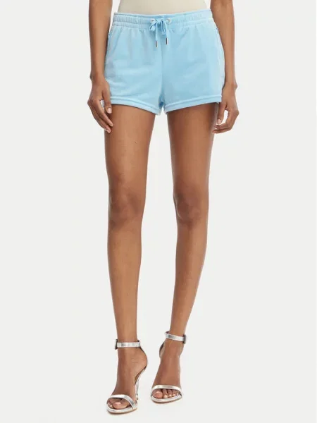 Juicy Couture Szorty sportowe Tamia Błękitny niebieskie