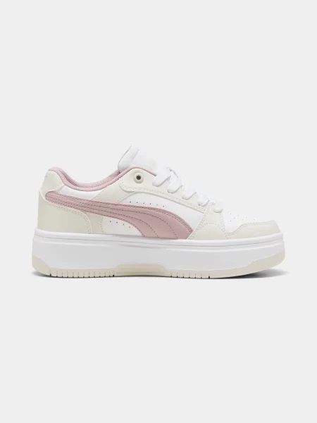 Кеди низькі PUMA Rebound Femme Low комбінований верх сірий