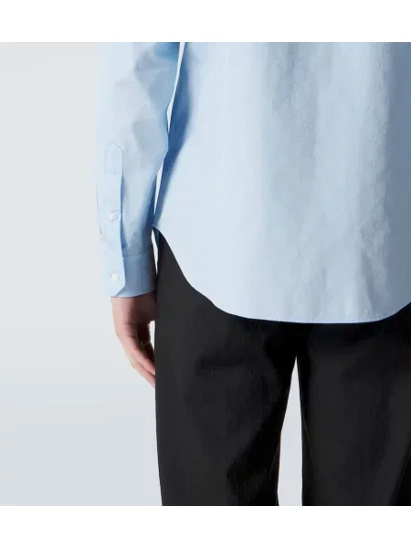 Cămașă Gucci din poplin albastru