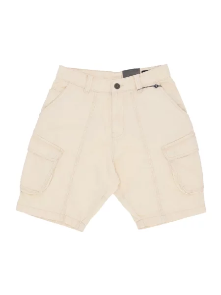 Szorty jeansowe Alpha Industries retro białe