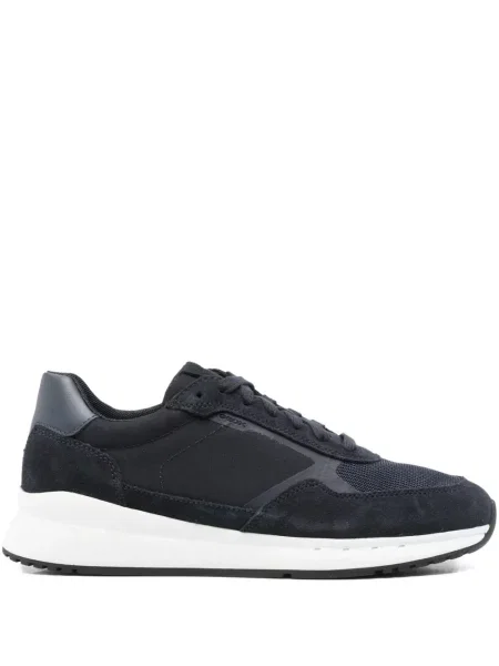 Sneakerși Geox cu șireturi din dantelă albastru