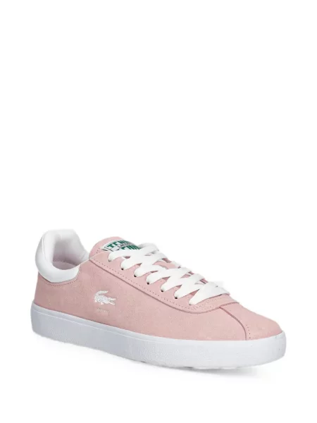 Sneakerși Lacoste cu imagine roz