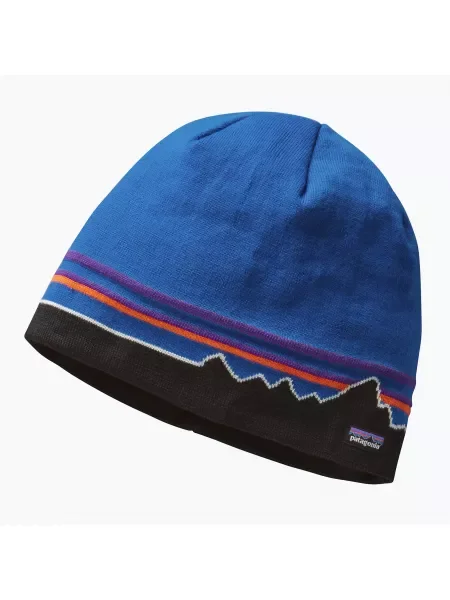 Patagonia зимна шапка classic fitz roy/andes blue синьо