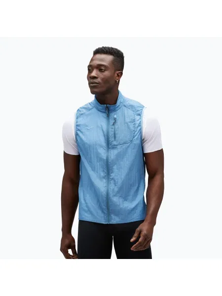 Мъжка жилетка Skyflow Жилетка за бягане сянка синьо