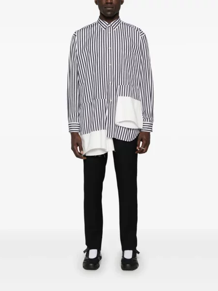 Риза Comme Des Garçons Homme Plus на райета черно