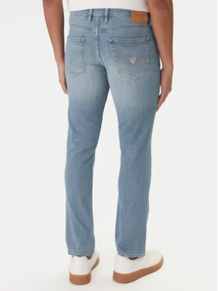 Guess Džínsy Slim Tapered Fit modrá