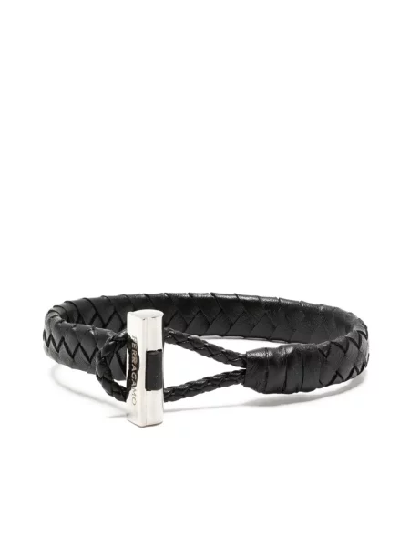 Brăţară Ferragamo din piele negru