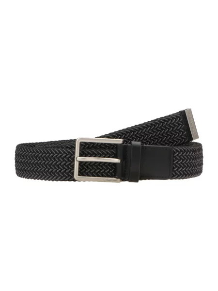 Calvin Klein Curea WARMTH gri închis negru