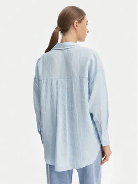 ONLY Marškiniai Zazima Žydra Oversize mėlyna