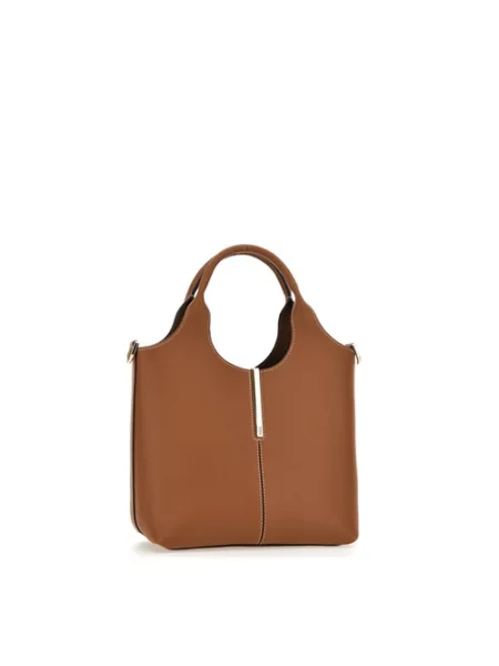 Shopperka Tod's skórzana brązowa