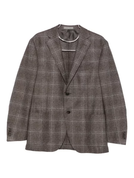 Sacou Corneliani în carouri maro