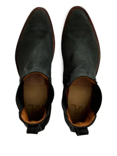 Botine Ralph Lauren Rrl din piele negru