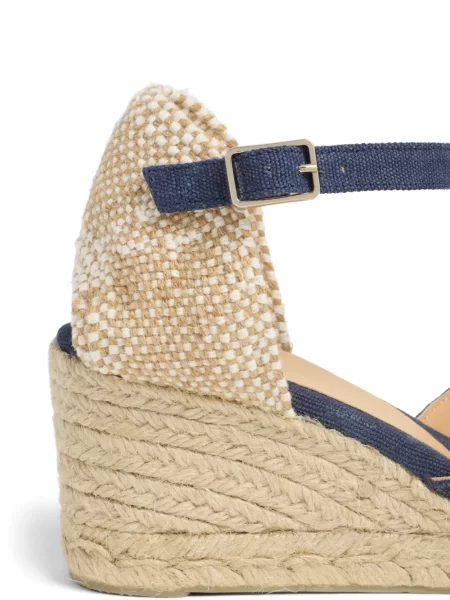 Espadrile Castaner cu pană albastru