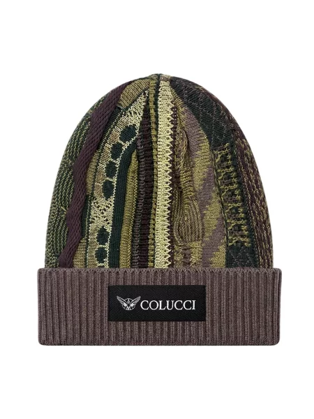 Colucci Kape rjava / oliva / jelka / pastelno zelena