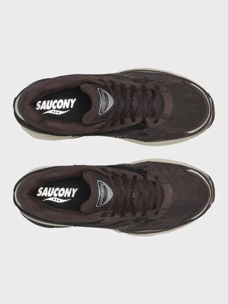 Замшевые кроссовки Saucony коричневые