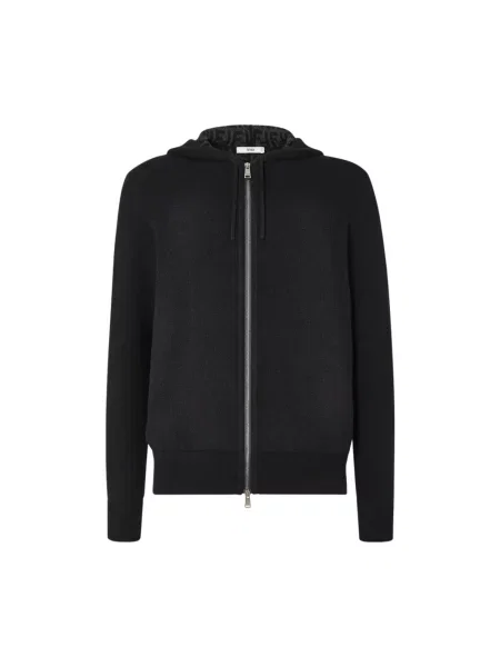 Sweter Fendi z kaszmiru czarny