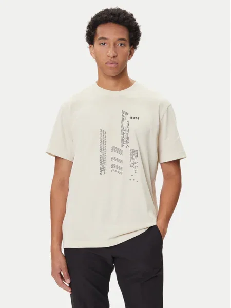 BOSS Tricou GRX Zone bej