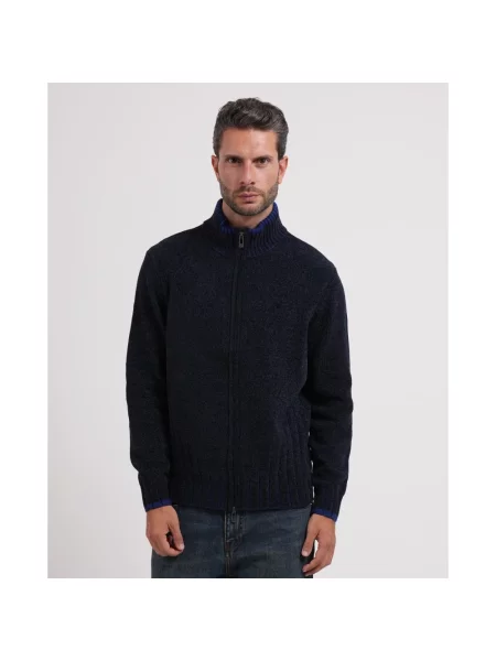 Sweter Armani Exchange wełniany niebieski