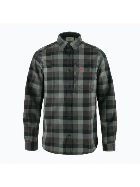 Tricou pentru bărbați Fjällräven Fjällglim black/grey negru