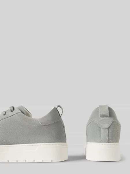 Sneakersy skórzane z detalem z logo Antony Morato