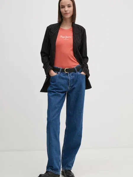 Футболка Pepe Jeans оранжевая