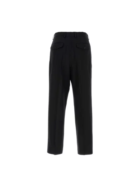Spodnie Dries Van Noten wełniane czarne