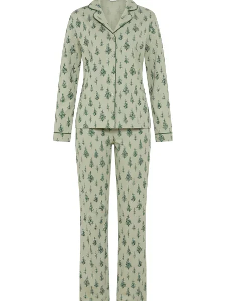 LASCANA Pijama deschis / închis verde
