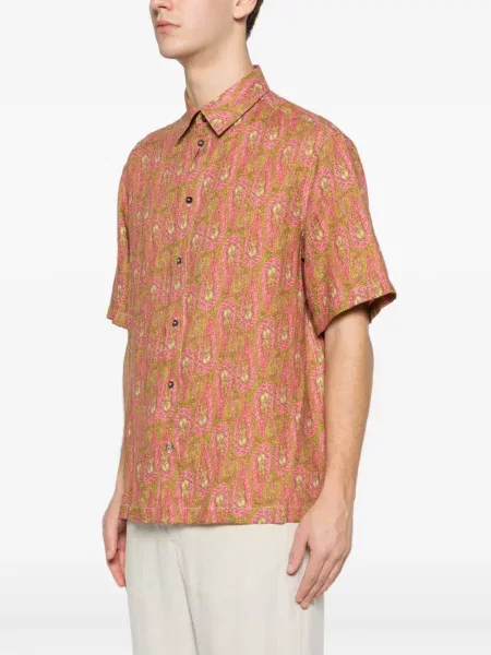 Риза Etro с пейсли десен розово